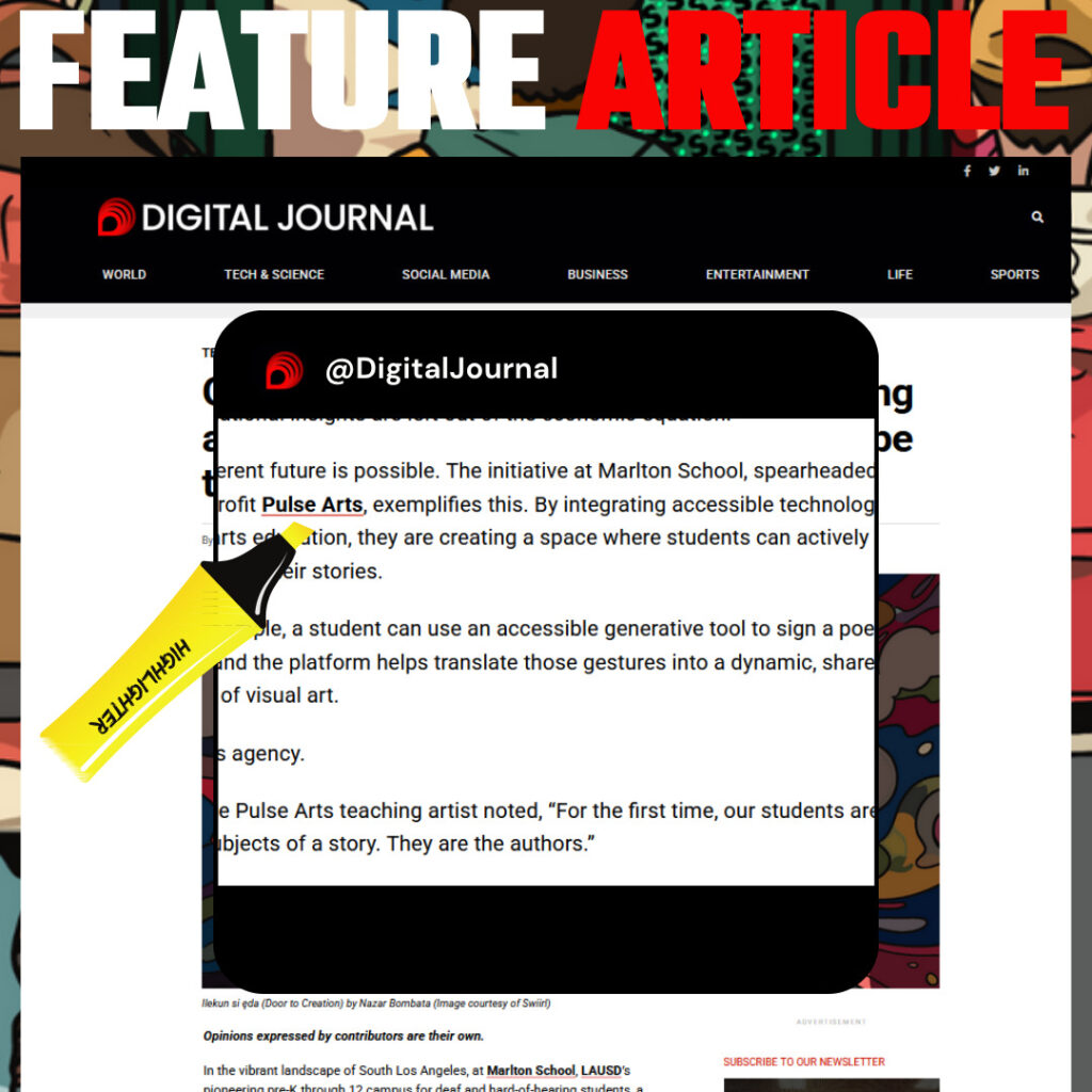 Instagram post from pulseartsla. This post is in position 9.